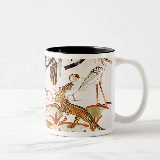 Taza Bicolor Pesca y fowling en los pantanos (Derecha)