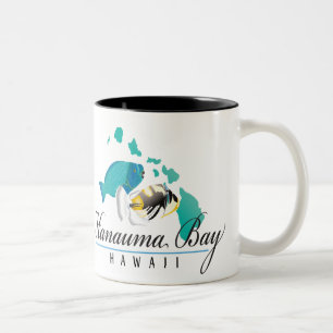 Taza Bicolor Pescado del Estado de Hawaii - Humuhumunukunukuapu