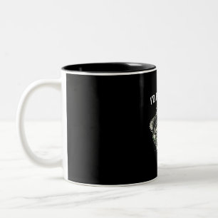 Taza Bicolor Pescador Preferiría Pescar