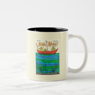 Taza Bicolor ¡Pescados Ahoy!
