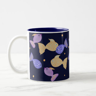 Taza Bicolor Pescados amistosos