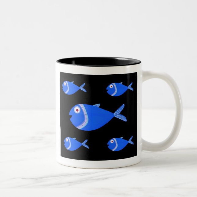 Taza Bicolor Pescados de la fritada (Derecha)