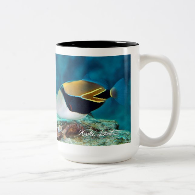 Taza Bicolor Pescados del estado de Hawaii, (Derecha)