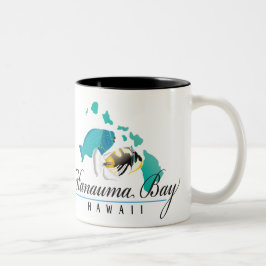 Taza Bicolor Pescados del estado de Hawaii -