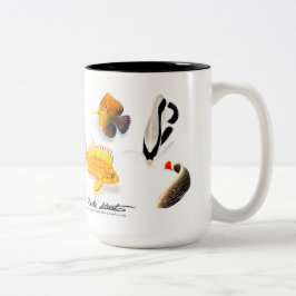 Taza Bicolor Pescados hawaianos endémicos, edición especial