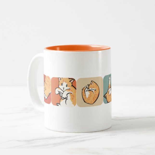 Taza Bicolor Pestañas (Anverso izquierdo)