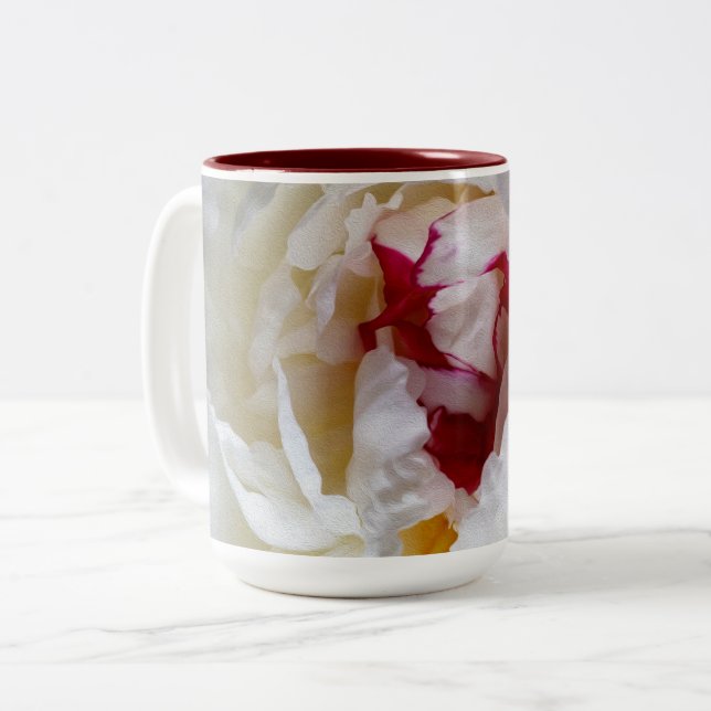 Taza Bicolor Pétalos de Peony (Anverso izquierdo)