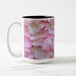 Taza Bicolor Pétalos rosa rosados