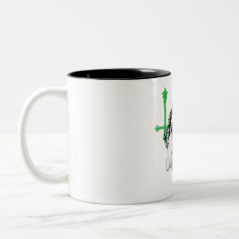 Taza Bicolor Peter Steele Tipo O Rey negativo de la Mug del Cor
