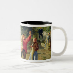 Taza Bicolor Petrushka está viniendo, 1888