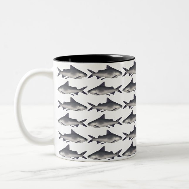 Taza Bicolor Pez (Izquierda)