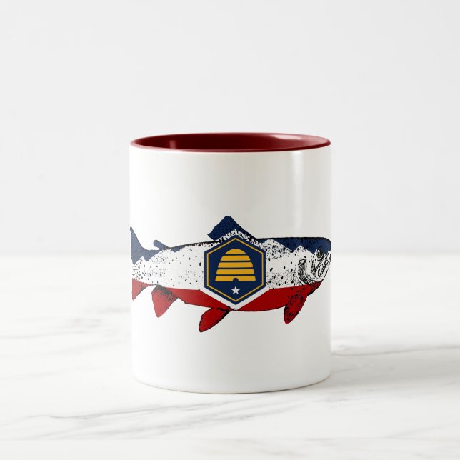 Taza Bicolor Pez Utah Trucha (Centro)