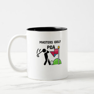 Taza Bicolor pga de masters golf