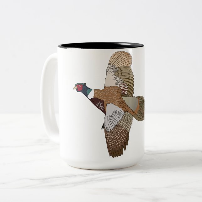 Taza Bicolor Pheasant (Anverso izquierdo)