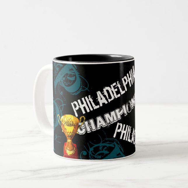 TAZA BICOLOR PHILADELPHIA (Anverso izquierdo)
