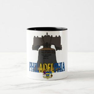 Taza Bicolor Philadelphia Pennsylvania Liberty Bell
