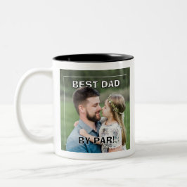 Taza Bicolor PhotoPop Mejor Papá Por Par Foto Personalizada Año