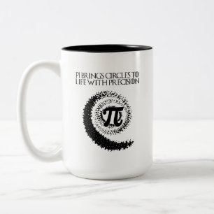 Taza Bicolor Pi Da Vida a los Círculos con Precisión