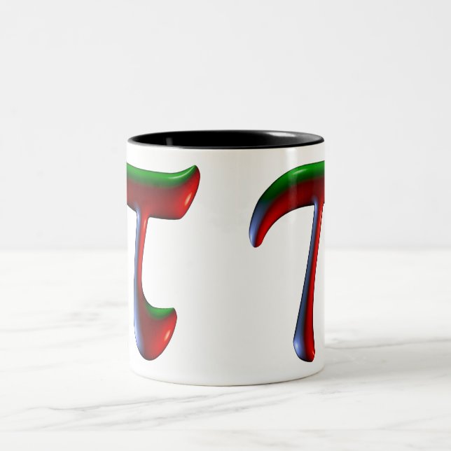 Taza Bicolor Pi Dark Disco (Centro)