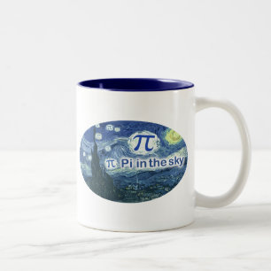 Taza Bicolor Pi en el cielo