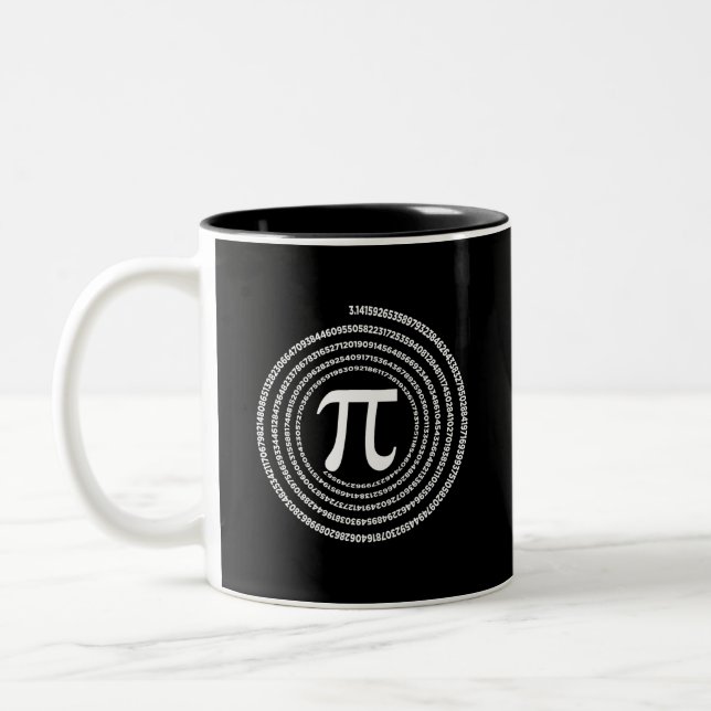 Taza Bicolor Pi Mathematics Pi Maths (Izquierda)