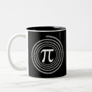 Taza Bicolor Pi Mathematics Pi Maths