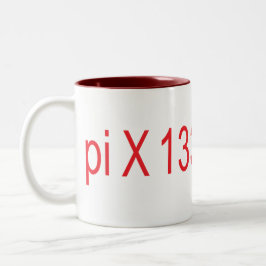 Taza Bicolor pi X 1337% = 42