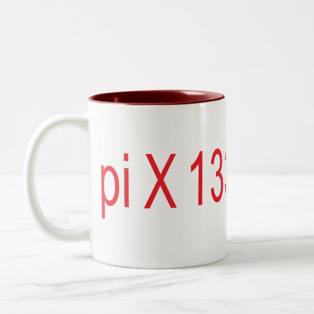Taza Bicolor pi X 1337% = 42 (Izquierda)