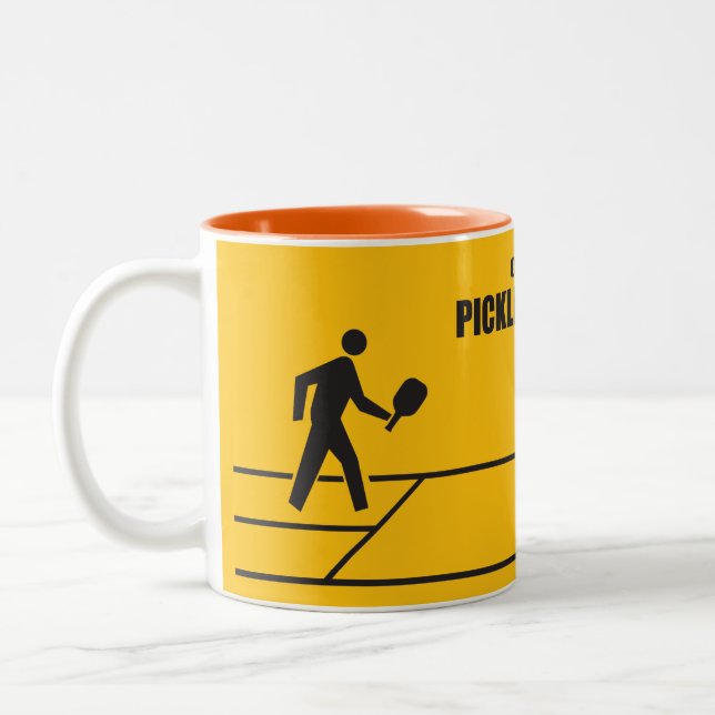 Taza Bicolor Pickleball Zone (Izquierda)