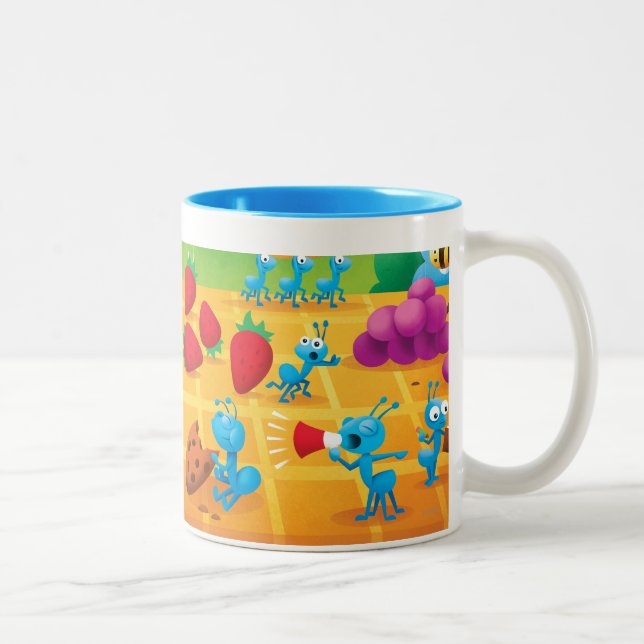 Taza Bicolor Picnic de verano (Derecha)
