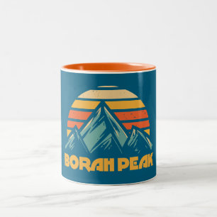 Taza Bicolor Pico Borah Retro Turquesa