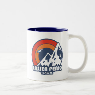 Taza Bicolor Pico Lassen Águila del Sol de California