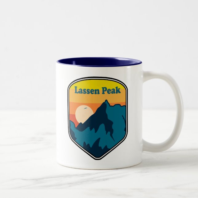 Taza Bicolor Pico Lassen Amanecer California (Derecha)