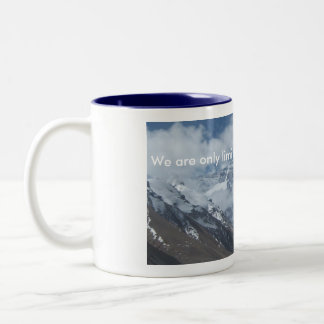 Taza Bicolor Pico tibetano de Everest