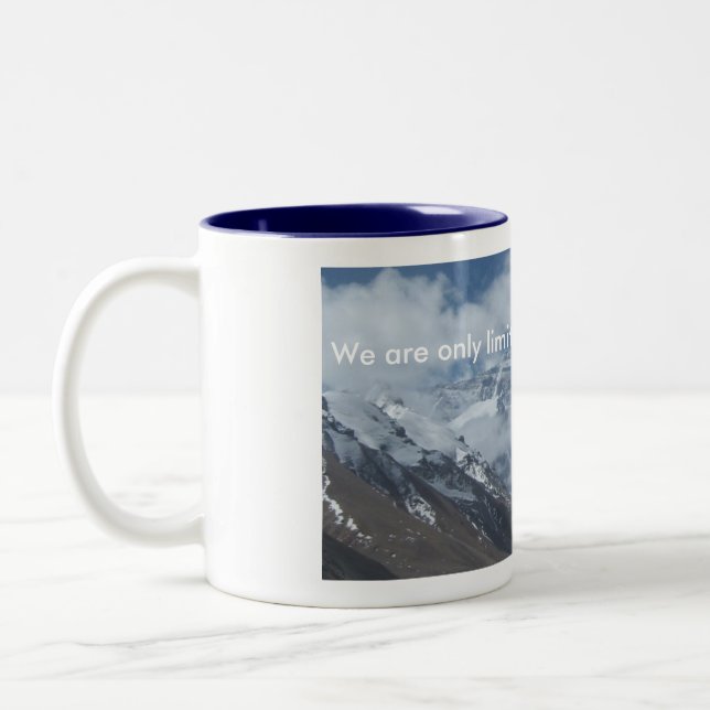 Taza Bicolor Pico tibetano de Everest (Izquierda)