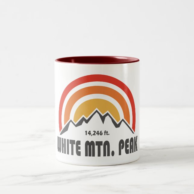 Taza Bicolor Pico White Mountain California (Centro)