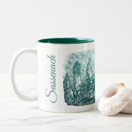 Taza Bicolor Piedras en pie Craigh na Dun Sassenach