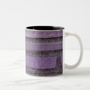 Taza Bicolor piedras púrpuras