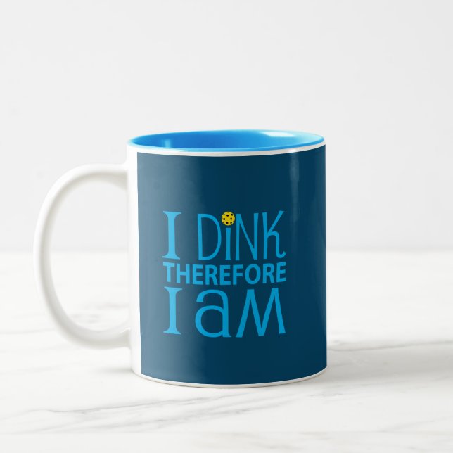 Taza Bicolor Pienso Luego Existiré (Izquierda)