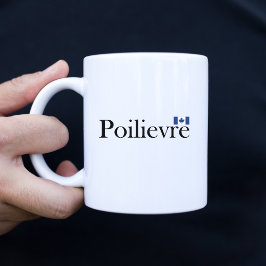 Taza Bicolor Pierre Poilievre Bandera Oficial Canadiense