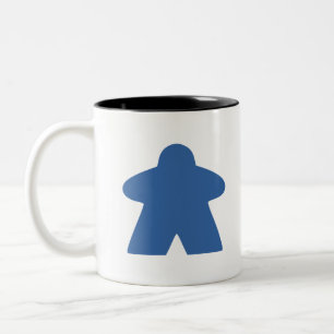 Taza Bicolor Pieza de juego de Blue Meeple Board
