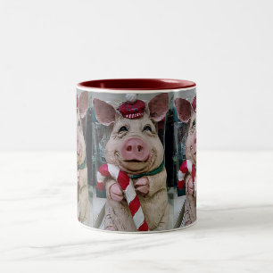 TAZA BICOLOR ***PIGGIE CELEBRA LA FIESTA** MUG