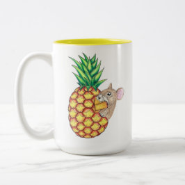 Taza Bicolor Pika Mug de piña