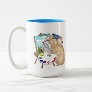 Taza Bicolor Pika Paints Plein Air Mug