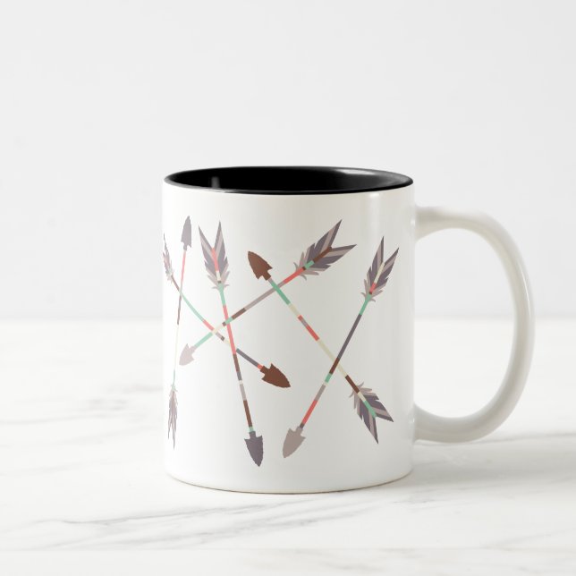 Taza Bicolor Pila de la flecha (Derecha)
