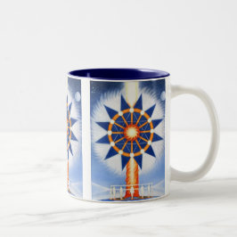 Taza Bicolor Pilar de fuego de Lynda Vugler