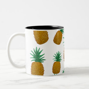Taza Bicolor Piñas bailando