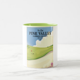 Taza Bicolor Pine Valley Camden County Nueva Jersey EE. UU. Gol