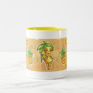 Taza Bicolor PineappleChibi