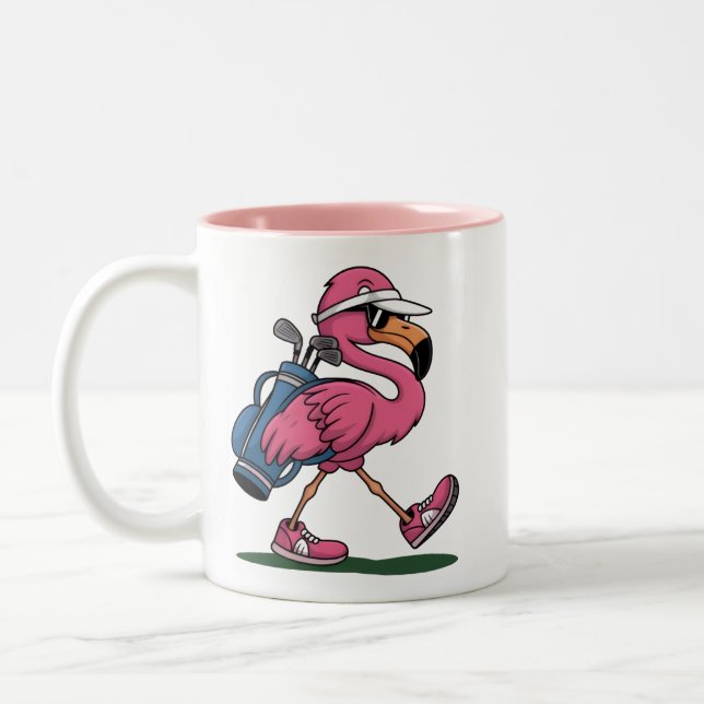 Taza Bicolor Ping Flamingo Golf Sunglasses Golf Lover  (Izquierda)